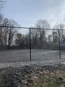 Asphalt Laid and Fence Installed