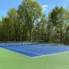 Tennis Court (USTA grade) with Basketball Hoop